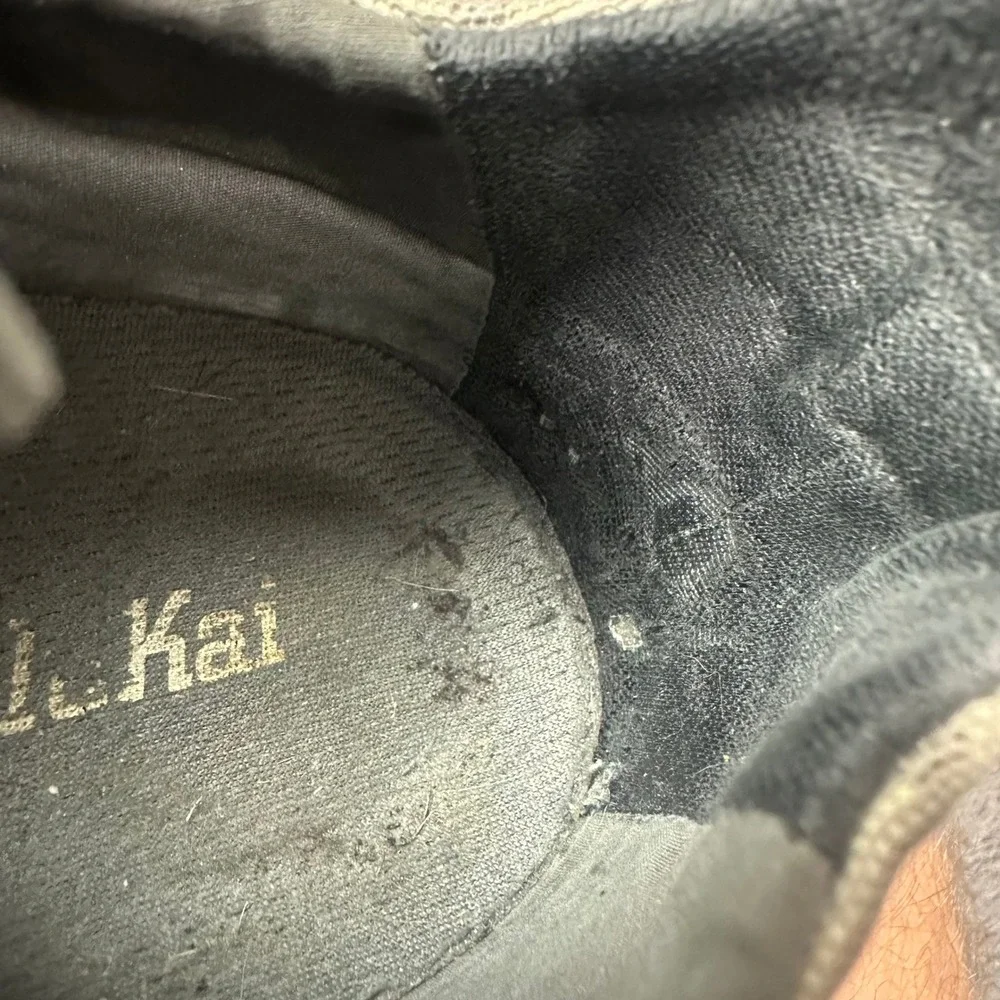 OluKai Nanea Li Shoes Mens Size 8.5 Gray Textile Low Top Casual Sneakers